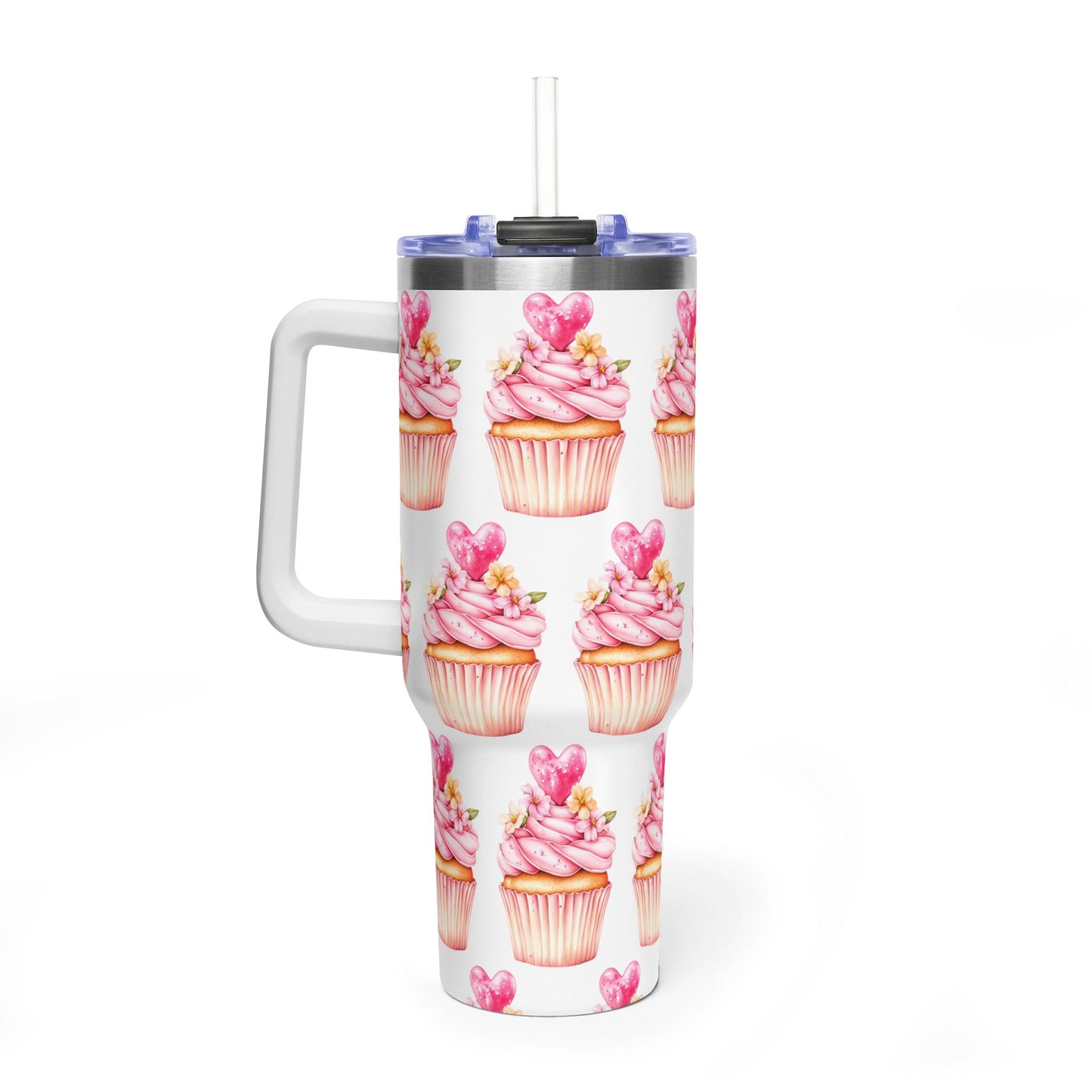 Grace in Bloom40oz Vacuum Tumbler — Insulated Travel Mug