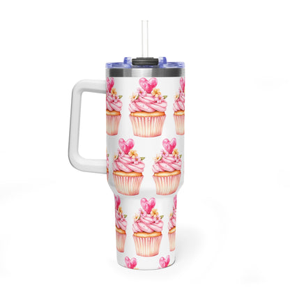 Grace in Bloom40oz Vacuum Tumbler — Insulated Travel Mug