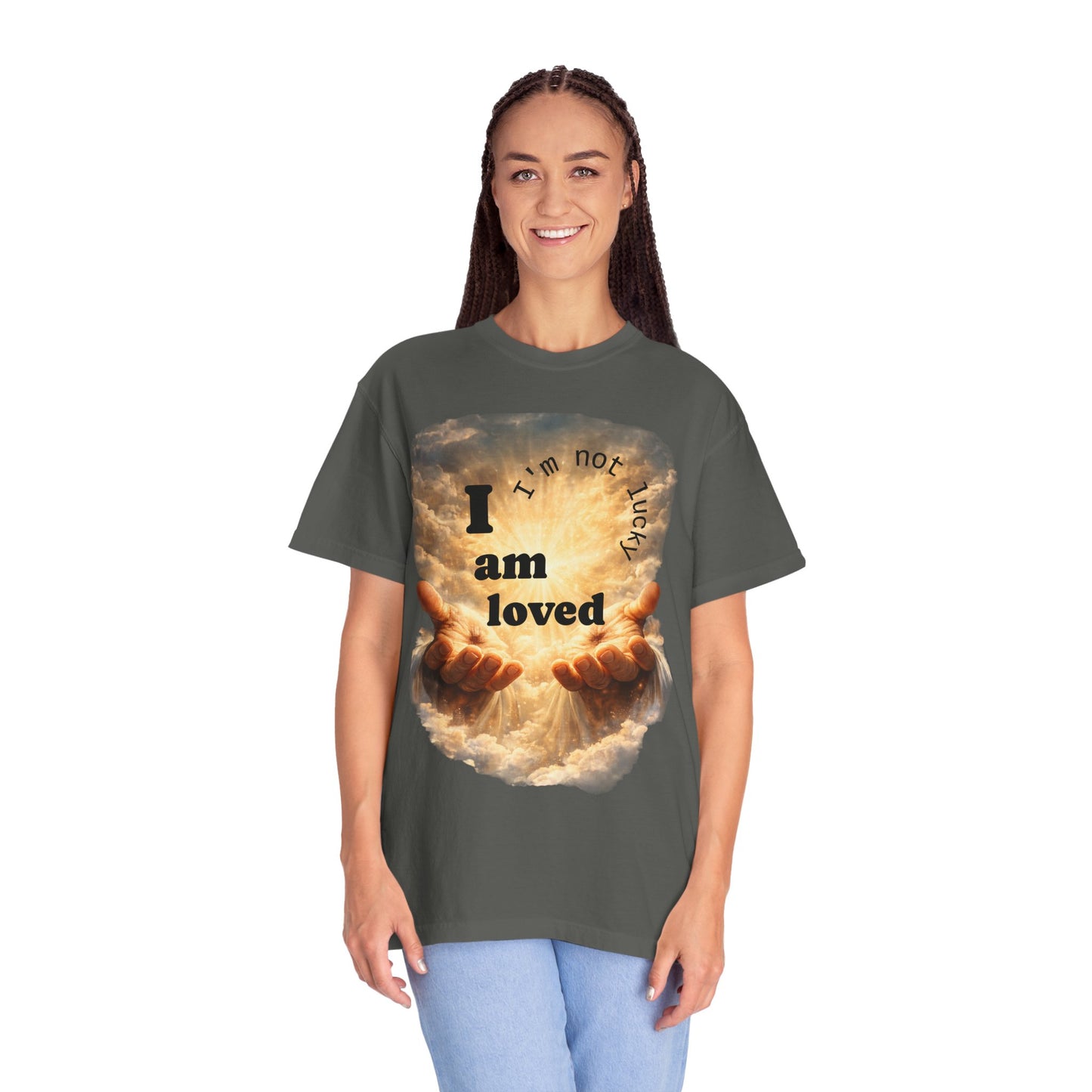 Golden Promises — “I Am Loved” Garment-Dyed Tee
